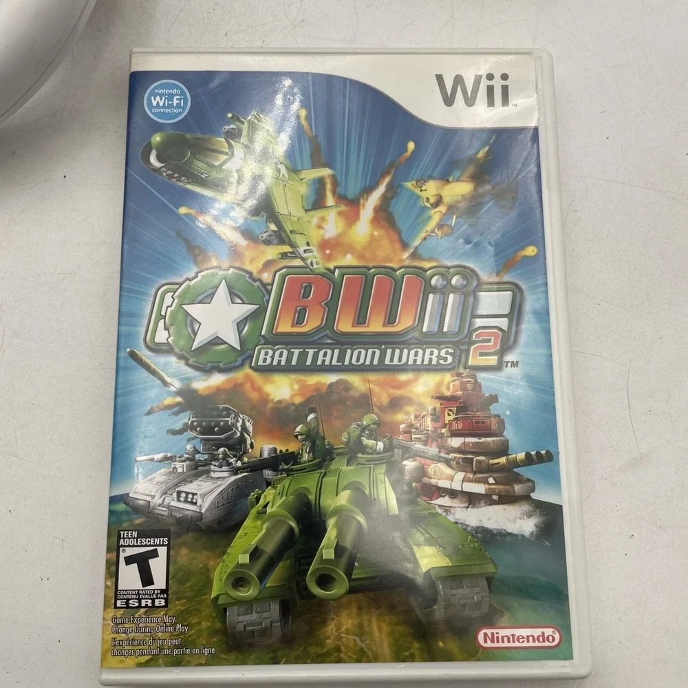 Nintendo Wii Bundle Console+Power Supply+Sensor+Nunchucks+Acces+3 Games- TESTED